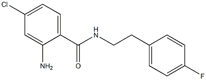 2-amino-4-chloro-N-[2-(4-fluorophenyl)ethyl]benzamide Structure