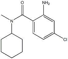 2-amino-4-chloro-N-cyclohexyl-N-methylbenzamide Structure