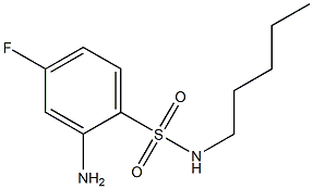 2-amino-4-fluoro-N-pentylbenzene-1-sulfonamide Structure