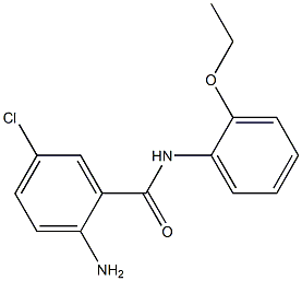 2-amino-5-chloro-N-(2-ethoxyphenyl)benzamide Structure