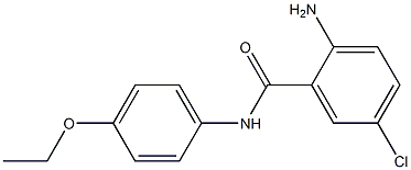 2-amino-5-chloro-N-(4-ethoxyphenyl)benzamide 구조식 이미지