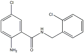 2-amino-5-chloro-N-[(2-chlorophenyl)methyl]benzamide Structure