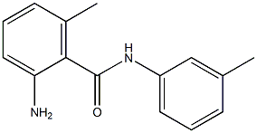 2-amino-6-methyl-N-(3-methylphenyl)benzamide 구조식 이미지