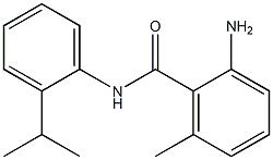 2-amino-6-methyl-N-[2-(propan-2-yl)phenyl]benzamide 구조식 이미지