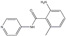 2-amino-6-methyl-N-pyridin-4-ylbenzamide 구조식 이미지