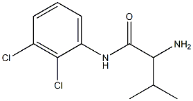 2-amino-N-(2,3-dichlorophenyl)-3-methylbutanamide 구조식 이미지