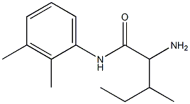 2-amino-N-(2,3-dimethylphenyl)-3-methylpentanamide Structure