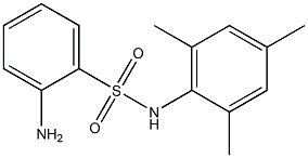 2-amino-N-(2,4,6-trimethylphenyl)benzene-1-sulfonamide 구조식 이미지