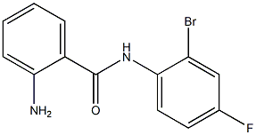 2-amino-N-(2-bromo-4-fluorophenyl)benzamide Structure