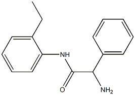 2-amino-N-(2-ethylphenyl)-2-phenylacetamide Structure