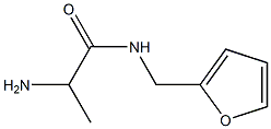 2-amino-N-(2-furylmethyl)propanamide 구조식 이미지