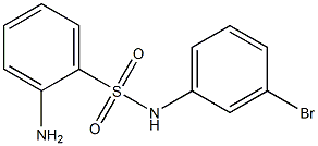 2-amino-N-(3-bromophenyl)benzenesulfonamide Structure