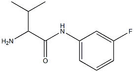 2-amino-N-(3-fluorophenyl)-3-methylbutanamide 구조식 이미지