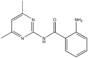 2-amino-N-(4,6-dimethylpyrimidin-2-yl)benzamide 구조식 이미지