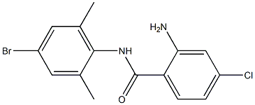 2-amino-N-(4-bromo-2,6-dimethylphenyl)-4-chlorobenzamide 구조식 이미지