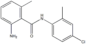 2-amino-N-(4-chloro-2-methylphenyl)-6-methylbenzamide Structure