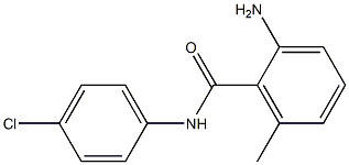 2-amino-N-(4-chlorophenyl)-6-methylbenzamide 구조식 이미지