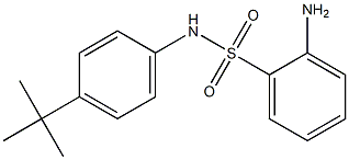 2-amino-N-(4-tert-butylphenyl)benzene-1-sulfonamide 구조식 이미지