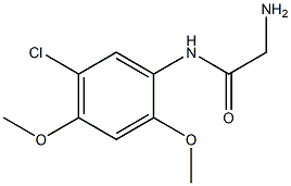 2-amino-N-(5-chloro-2,4-dimethoxyphenyl)acetamide 구조식 이미지