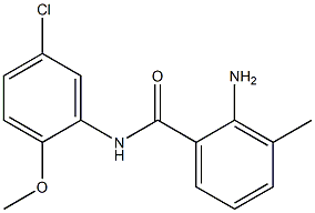 2-amino-N-(5-chloro-2-methoxyphenyl)-3-methylbenzamide 구조식 이미지