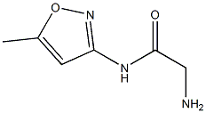 2-amino-N-(5-methylisoxazol-3-yl)acetamide 구조식 이미지