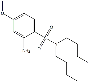 2-amino-N,N-dibutyl-4-methoxybenzene-1-sulfonamide 구조식 이미지