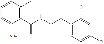 2-amino-N-[2-(2,4-dichlorophenyl)ethyl]-6-methylbenzamide Structure