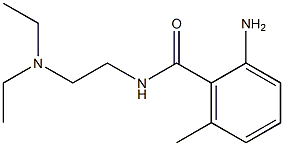 2-amino-N-[2-(diethylamino)ethyl]-6-methylbenzamide Structure