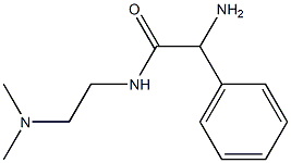 2-amino-N-[2-(dimethylamino)ethyl]-2-phenylacetamide Structure