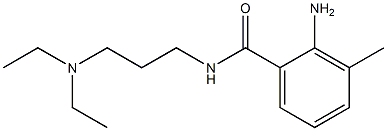 2-amino-N-[3-(diethylamino)propyl]-3-methylbenzamide 구조식 이미지