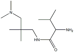 2-amino-N-[3-(dimethylamino)-2,2-dimethylpropyl]-3-methylbutanamide 구조식 이미지