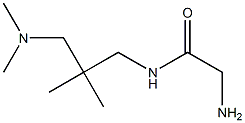 2-amino-N-[3-(dimethylamino)-2,2-dimethylpropyl]acetamide Structure