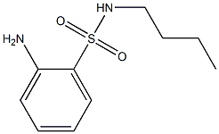 2-amino-N-butylbenzene-1-sulfonamide Structure