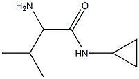 2-amino-N-cyclopropyl-3-methylbutanamide 구조식 이미지