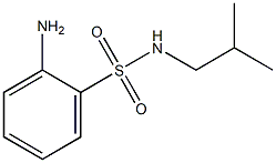 2-amino-N-isobutylbenzenesulfonamide Structure