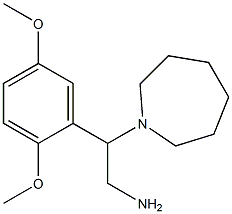 2-azepan-1-yl-2-(2,5-dimethoxyphenyl)ethanamine Structure