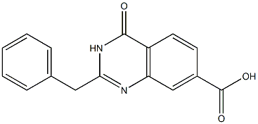 2-benzyl-4-oxo-3,4-dihydroquinazoline-7-carboxylic acid Structure