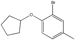 2-bromo-1-(cyclopentyloxy)-4-methylbenzene 구조식 이미지