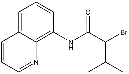 2-bromo-3-methyl-N-(quinolin-8-yl)butanamide Structure