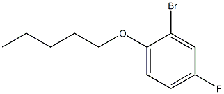 2-bromo-4-fluoro-1-(pentyloxy)benzene Structure