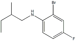 2-bromo-4-fluoro-N-(2-methylbutyl)aniline 구조식 이미지