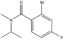 2-bromo-4-fluoro-N-isopropyl-N-methylbenzamide 구조식 이미지