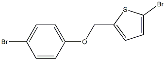 2-bromo-5-(4-bromophenoxymethyl)thiophene Structure