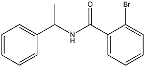 2-bromo-N-(1-phenylethyl)benzamide Structure