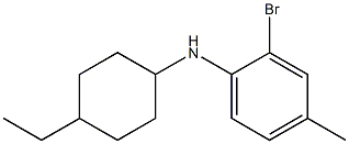 2-bromo-N-(4-ethylcyclohexyl)-4-methylaniline 구조식 이미지