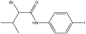 2-bromo-N-(4-iodophenyl)-3-methylbutanamide Structure