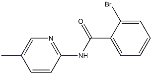 2-bromo-N-(5-methylpyridin-2-yl)benzamide Structure