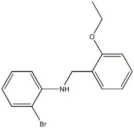 2-bromo-N-[(2-ethoxyphenyl)methyl]aniline Structure