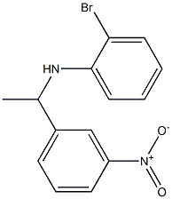 2-bromo-N-[1-(3-nitrophenyl)ethyl]aniline Structure