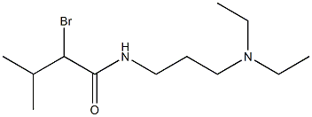 2-bromo-N-[3-(diethylamino)propyl]-3-methylbutanamide Structure